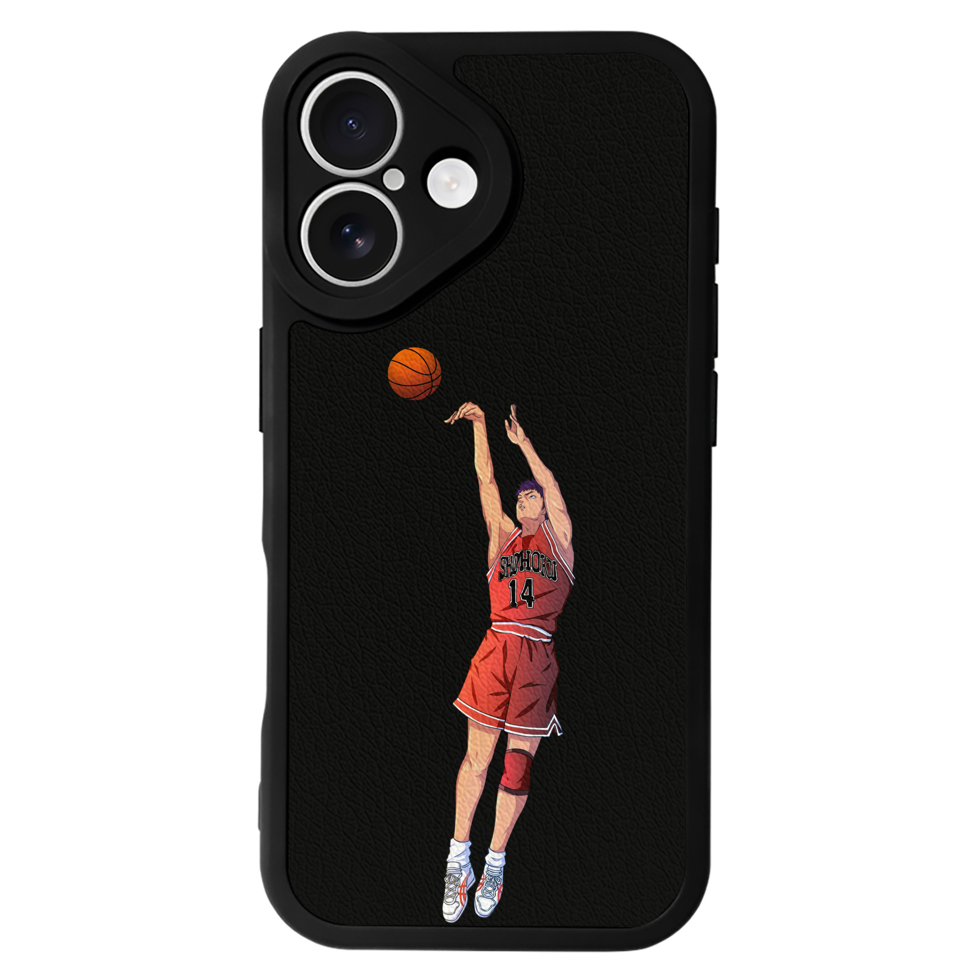 （画像用） SLAM DUNK／スラムダンク 【iPhone 16シリーズ対応】シリコンスマホケース（レザー調） 材質：シリコン